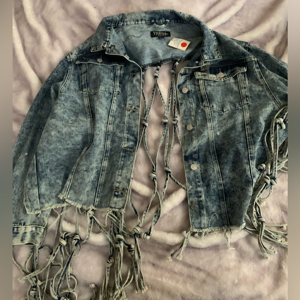Acid wash Jean jacket